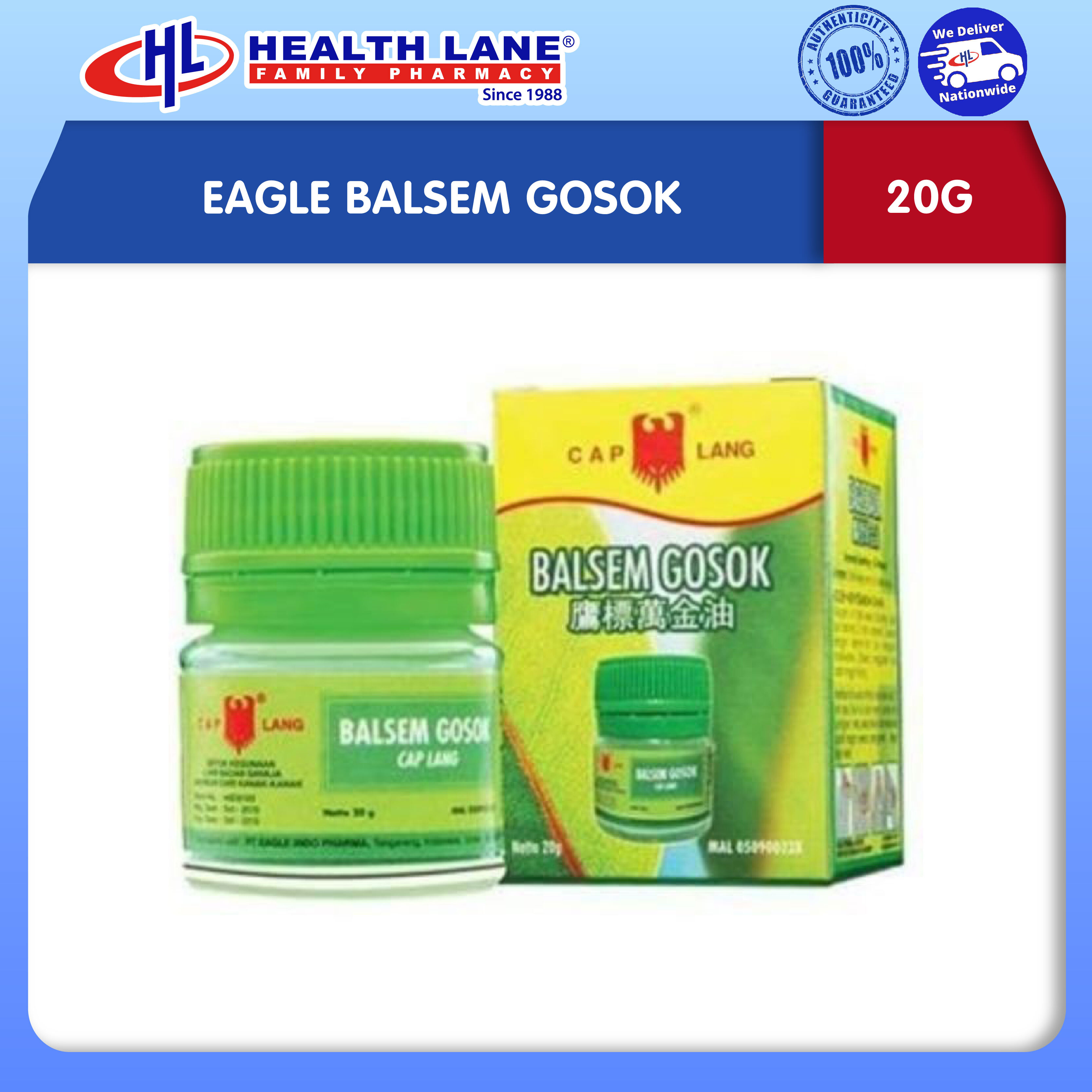 EAGLE BALSEM GOSOK (20G)